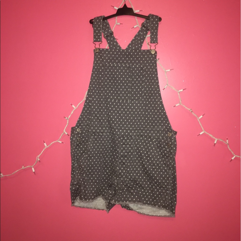 Cross Back Short Overalls